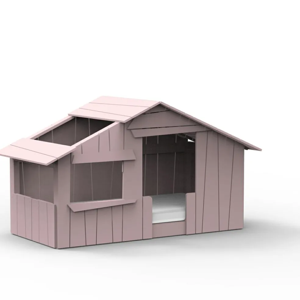 Lit cabane Montessori coloris au choix (90 x 190 cm)