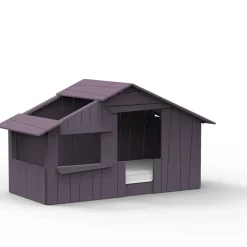 Lit cabane Montessori coloris au choix (90 x 190 cm)