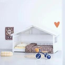 Lit cabane Star Light 3 finition laquée (coloris au choix)