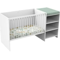 Lit combiné évolutif First Blanc (60 x 120 cm)