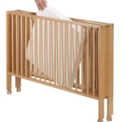 Lit d'appoint pliable Jori Natural (120 x 60 cm)