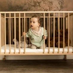 Lit d'appoint pliable Jori Natural (120 x 60 cm)