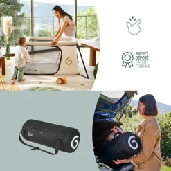 Lit parapluie Moov & Sleep Sable