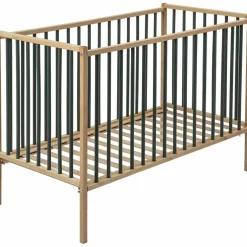 Lit Rémi sans roulette Hybride kaki (60 x 120 cm)