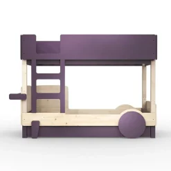 Lit superposé avec tiroir Discovery finition laquée (coloris au choix)