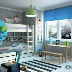 Lit superposé Dominique double 166 cm coloris au choix (90 x 200 cm)