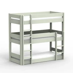 Lit superposé Dominique triple 196 cm coloris au choix (90 x 200 cm)