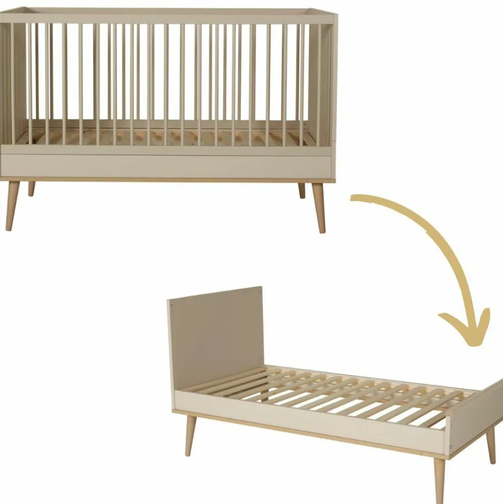 Lit évolutif Flow Argile-Clay (140 x 70 cm)