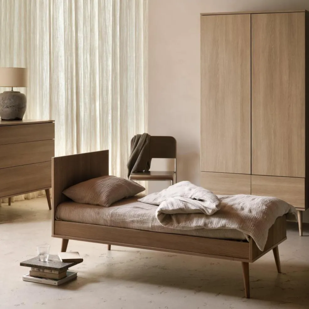Lit évolutif Flow Honey Ash (140 x 70 cm)
