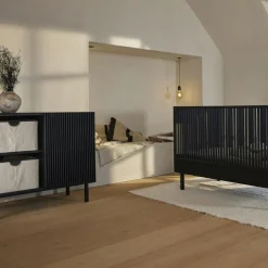 Lit évolutif Hai No Ki Black Ash (120 x 60 cm)