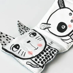 Livre bébé en tissu accordéon Jardin