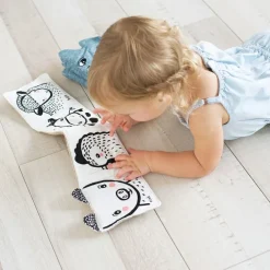 Livre bébé en tissu accordéon Ferme