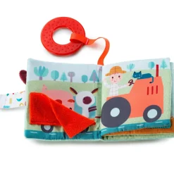 Livre bébé en tissu imagier La Ferme