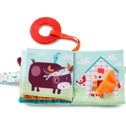 Livre bébé en tissu imagier La Ferme