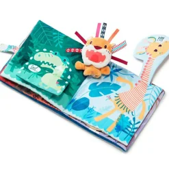 Livre bébé en tissu Jack le lion