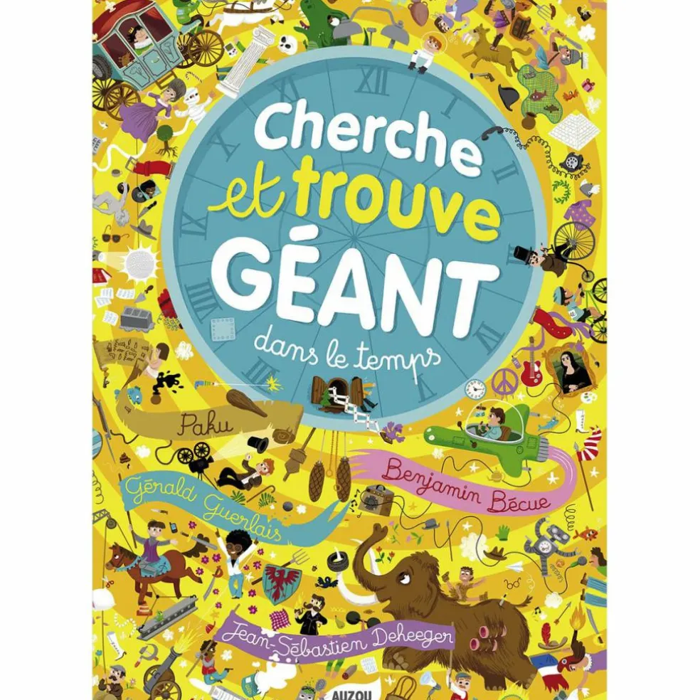 Livre Cherche et trouve géant Dans le temps
