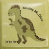 Livre de bain magique Les aventures de Mr. Dino dans la boue