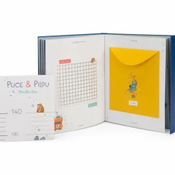 Livre de naissance Puce et Pilou (80 pages)