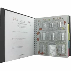 Livre de naissance terracotta 88 pages (personnalisable)