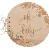 Livre d'or en bois Oh Baby (68 pages)