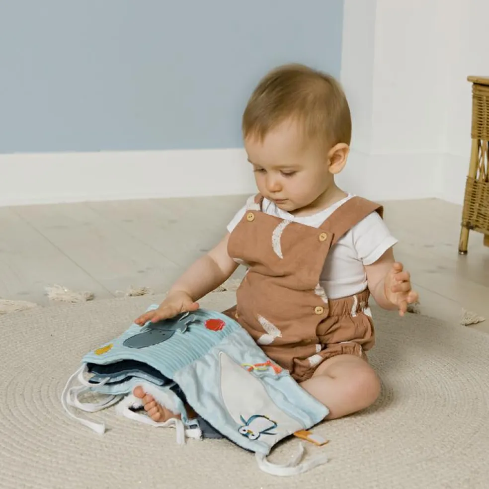 Livre d'éveil en tissu 3 en 1 Océan