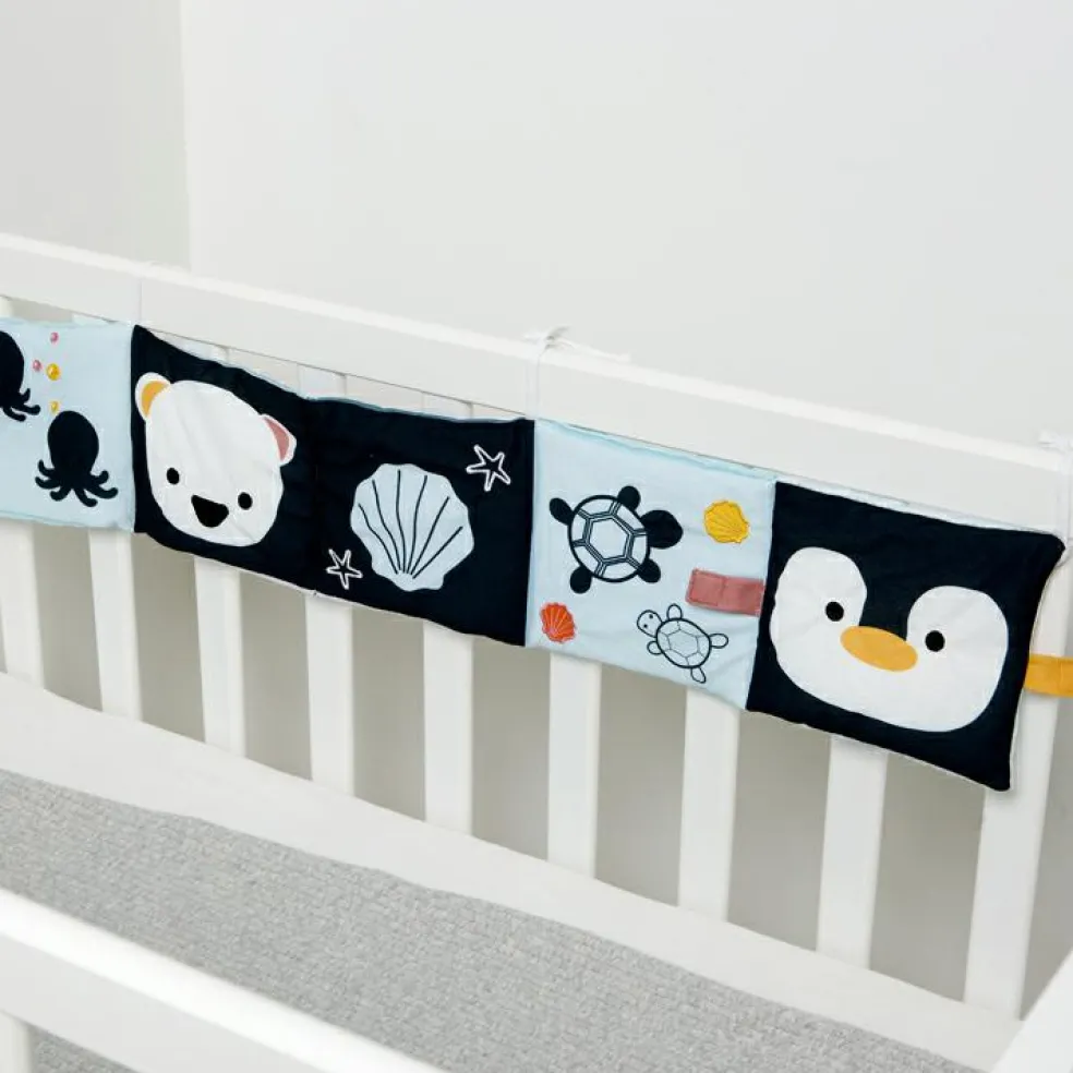 Livre d'éveil en tissu 3 en 1 Océan