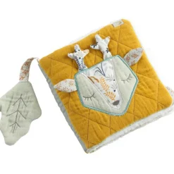 Livre d'éveil en tissu daim Promenons-nous