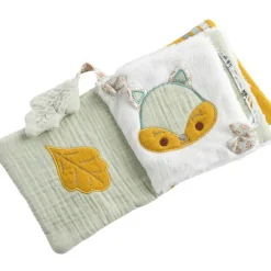 Livre d'éveil en tissu daim Promenons-nous