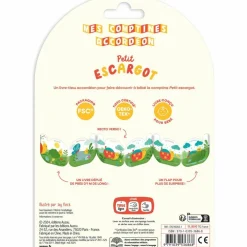 Livre en tissu Comptines accordéon - Petit escargot