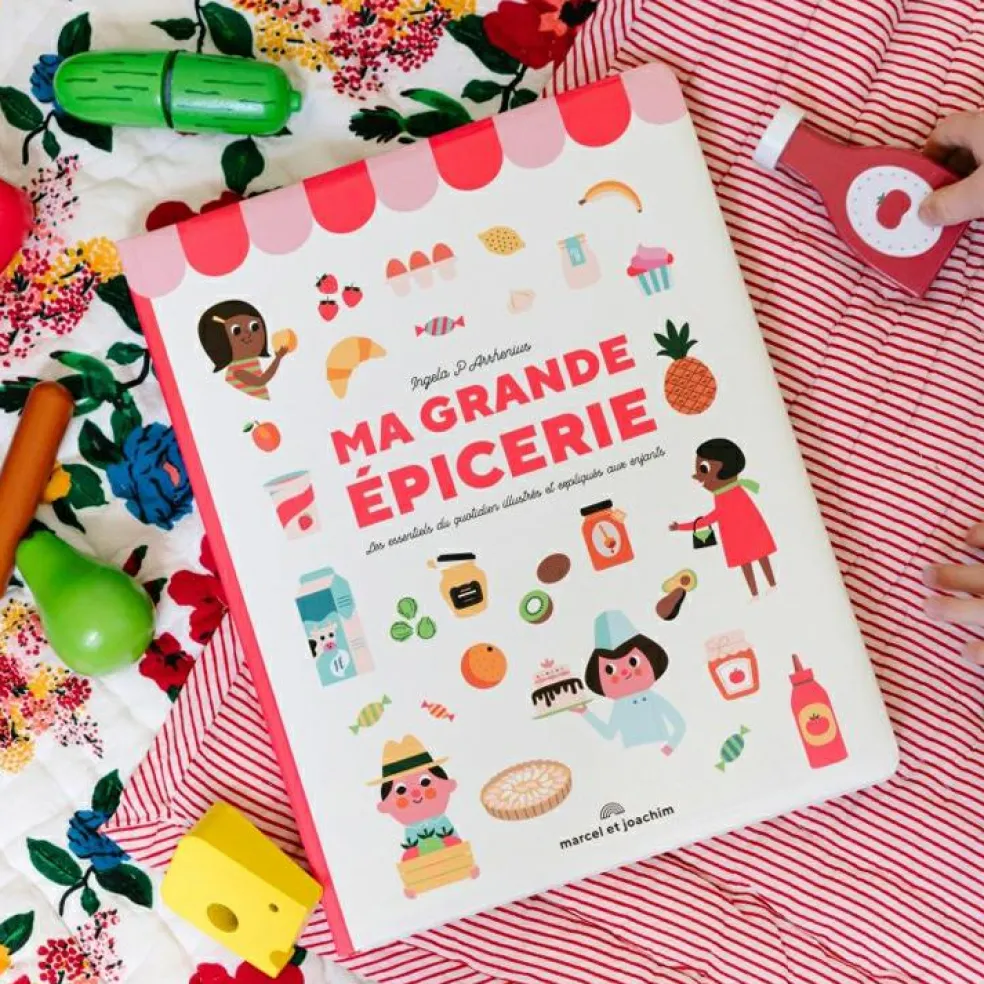 Livre Ma grande épicerie : les essentiels du quotidien illustrés et expliqués aux enfants