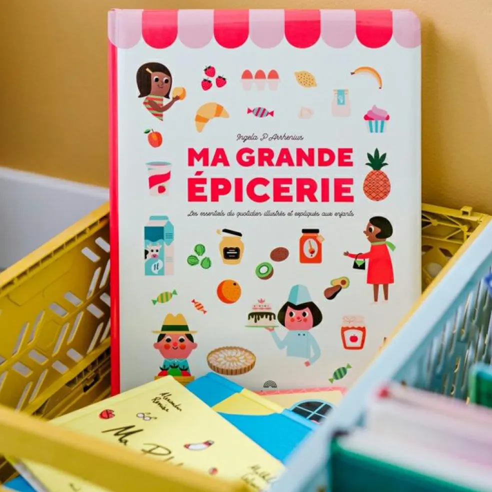 Livre Ma grande épicerie : les essentiels du quotidien illustrés et expliqués aux enfants