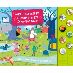Livre Mes premiers livres à écouter Mes premiers comptines d'animaux