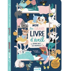 Livre Mon très grand livre d'éveil : Bonne nuit les animaux !