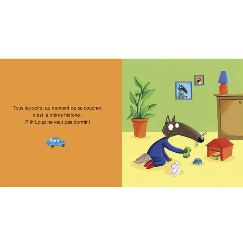 Livre P'tit loup ne veut pas dormir
