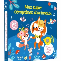 Livre sonore Mes super comptines d'animaux