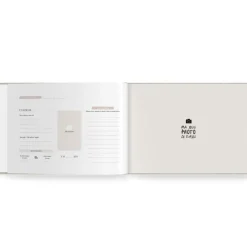 Livre Souvenirs d'école en lin (8 périodes scolaires)