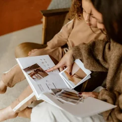 Livre souvenirs de vacances en lin (112 pages)