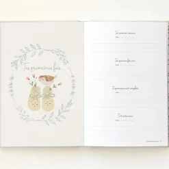 Livre souvenirs Ton histoire tes 10 premières années grège