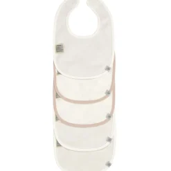 Lot 5 bavoirs en éponge coton bio Little Forest Lapin