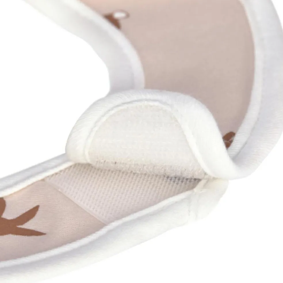 Lot 5 bavoirs en éponge coton bio Little Forest Lapin