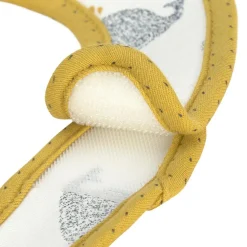 Lot 5 bavoirs en éponge coton bio baleine Little Water