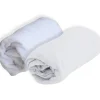 Lot alèse et drap housse blanc (60 x 120 cm)
