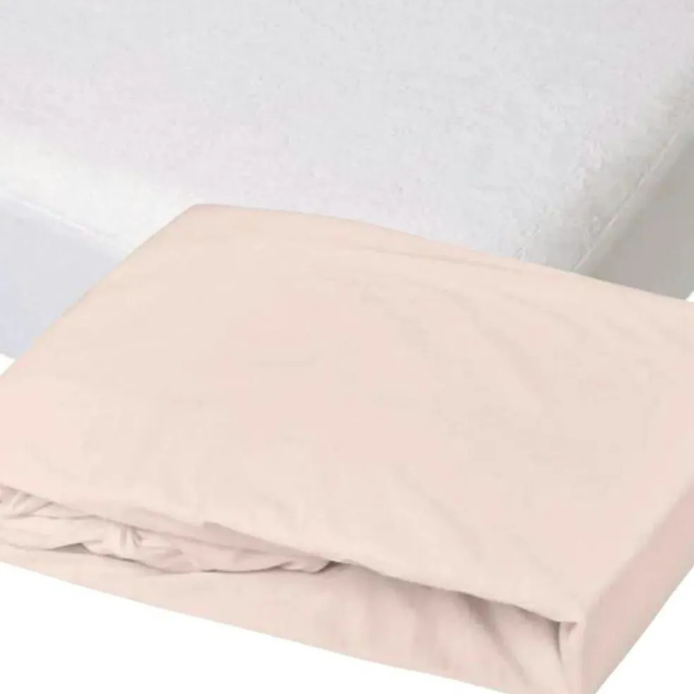 Lot alèse et drap housse nude (60 x 120 cm)