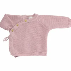 Lot brassière, bonnet et chaussons Vieux Rose (0-1 mois)