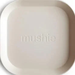 Lot de 2 assiettes carrées Ivory