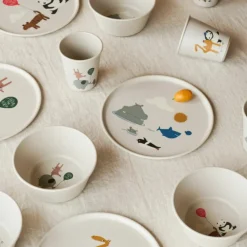 Lot de 4 assiettes Remco Around the world