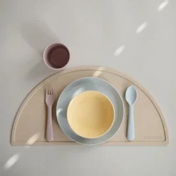 Lot de 2 assiettes rondes Powder blue