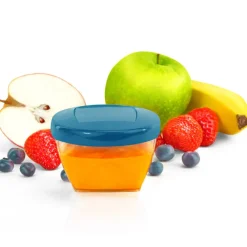 Lot de 4 Babybols avec couvercles de couleurs (120 ml)