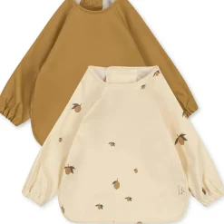 Lot de 2 bavoirs à manches longues Lemon