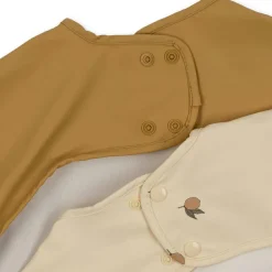 Lot de 2 bavoirs à manches longues Lemon